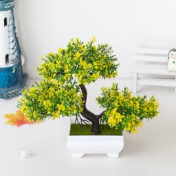 Artificial Plant Lily Flower Pinecone Potted Plants Home  Wedding Living Room Table Shop Decor Artificial Aquatic Plants Bonsai