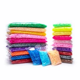 100g/10000pcs 2.6mm Mini Perler Hama Beads Kids DIY Toy Colormixing White Black Color Fuse Beads Learning Toys For Children