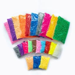 100g/10000pcs 2.6mm Mini Perler Hama Beads Kids DIY Toy Colormixing White Black Color Fuse Beads Learning Toys For Children