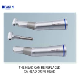 Dental 1: 1 Low Speed Contra Angle Handpiece E-generator Led CA Bur Drill Head Spare Parts Dentistry Tools