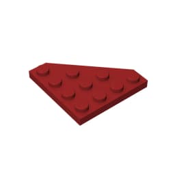 Gobricks GDS-554 Wedge, Plate 4 x 4 Cut Corner compatible with lego 30503 pieces of children's DIY Building Blocks Technical