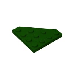 Gobricks GDS-554 Wedge, Plate 4 x 4 Cut Corner compatible with lego 30503 pieces of children's DIY Building Blocks Technical