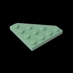 Gobricks GDS-554 Wedge, Plate 4 x 4 Cut Corner compatible with lego 30503 pieces of children's DIY Building Blocks Technical