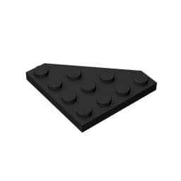Gobricks GDS-554 Wedge, Plate 4 x 4 Cut Corner compatible with lego 30503 pieces of children's DIY Building Blocks Technical