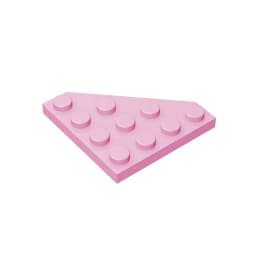 Gobricks GDS-554 Wedge, Plate 4 x 4 Cut Corner compatible with lego 30503 pieces of children's DIY Building Blocks Technical