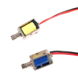 DC 3V 5V 6V 9V 12V Push-Pull Solenoid Through Type Electromagnet Stroke 4mm Micro Push-Pull Electromagnet