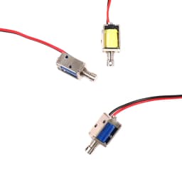 DC 3V 5V 6V 9V 12V Push-Pull Solenoid Through Type Electromagnet Stroke 4mm Micro Push-Pull Electromagnet