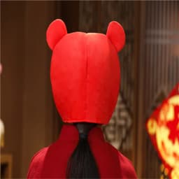 Chinese Zodiac Tiger Toy Hat Cap, Cartoon Animal Head Mascot Hats, Creative Kids Plush Hood, Children Party Toys Favors