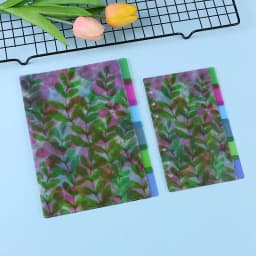 2026 A5 A6 Glitter Bead Shell Transparent Notebook Planner Organizer Binder Books Journal Spiral Personal Clear Shell