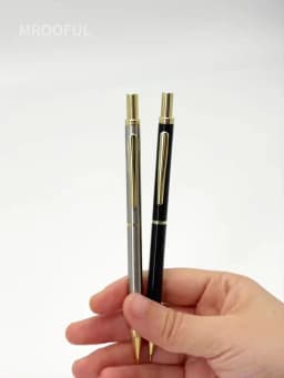 0.5mm Metal Mechanical Pencils Gold Silver Pencils for School Office Writing Supplies Kawaii Stationery