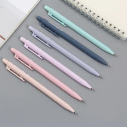 6pcs/lot Morandi Color Mechanical Pencil for School Students Pure Color 0.5mm/0.7mm