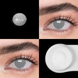 UYAAI Color Anime Cosplay Contacts Lenses Color contact lenses Cosmetic Colored lenses Red Lens white lenses anime accessories