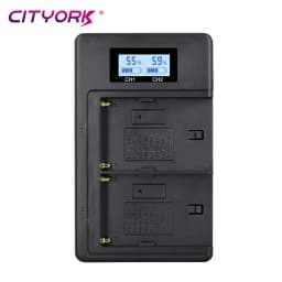 NP-F960 F970 F980 NP F960 LCD Dual Battery Charger for SONY F970 F960 F770 F570 F980 MC1500C PLM-100 CCD-TR910 TR917 TR930
