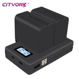NP-F960 F970 F980 NP F960 LCD Dual Battery Charger for SONY F970 F960 F770 F570 F980 MC1500C PLM-100 CCD-TR910 TR917 TR930