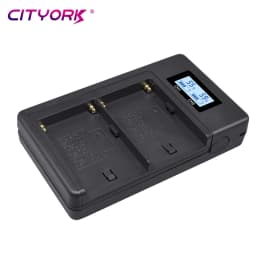 NP-F960 F970 F980 NP F960 LCD Dual Battery Charger for SONY F970 F960 F770 F570 F980 MC1500C PLM-100 CCD-TR910 TR917 TR930