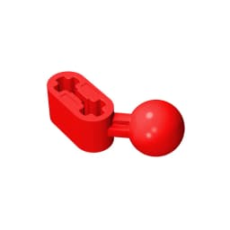 Gobricks GDS-1155 Technical, Liftarm, Modified Ball Joint Angled 1 x 2 compatible with lego 50923 pieces of children's DIY