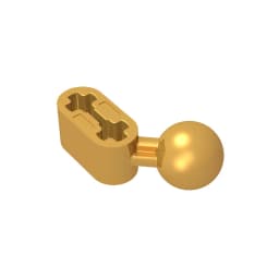 Gobricks GDS-1155 Technical, Liftarm, Modified Ball Joint Angled 1 x 2 compatible with lego 50923 pieces of children's DIY
