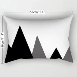 Black and White Pillowcase Decorative Cushion Cover Sofa