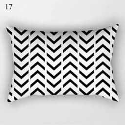Black and White Pillowcase Decorative Cushion Cover Sofa