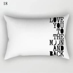 Black and White Pillowcase Decorative Cushion Cover Sofa