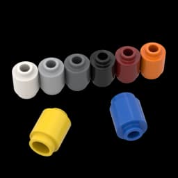 3062b 30068 35390 3062 Round 1 x 1 Bricks Collections Bulk Modular GBC Toys For Technical MOC DIY Building Blocks Compatible