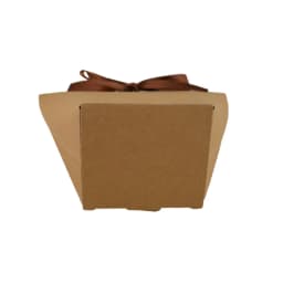 10/20Pcs Blank Kraft Paper Bag White Black Candy Bag Wedding Favors Gift Box Package Birthday Party Decoration Bags With Ribbon