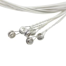 6Pcs/Set Acoustic Guitar Strings A104 Stainless Steel Mercerized Strings Silver Plated Copper Alloy Wound Guitar Accessories