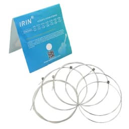 6Pcs/Set Acoustic Guitar Strings A104 Stainless Steel Mercerized Strings Silver Plated Copper Alloy Wound Guitar Accessories