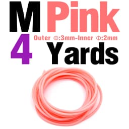 MNFT 4Yards/3Yards Soft Silicone Luminous Tube Green Pink Glowing Fishing Elastic Rubber Rig Making Glow Tubing Fish Accessories