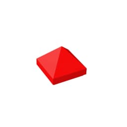 Gobricks GDS-837 Slope 45 1 x 1 x 2/3 Quadruple Convex Pyramid compatible with lego 22388 pieces of children's DIY