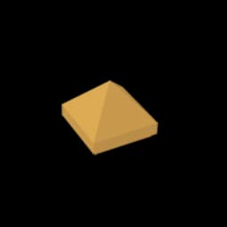 Gobricks GDS-837 Slope 45 1 x 1 x 2/3 Quadruple Convex Pyramid compatible with lego 22388 pieces of children's DIY