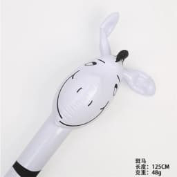 PVC Animal Head Long Stick Children Inflatable Giraffe Elephant Rabbit Frog Inflatable Stick Animal Stick