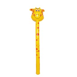 PVC Animal Head Long Stick Children Inflatable Giraffe Elephant Rabbit Frog Inflatable Stick Animal Stick