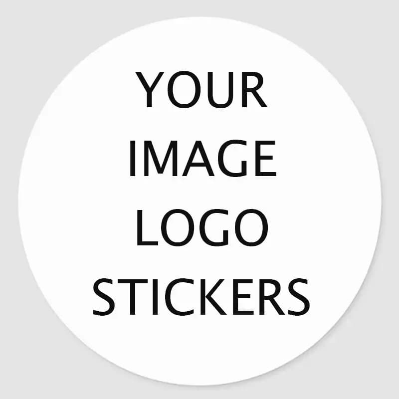 2.5/3.5/4.5/6cm Custom Sticker Customized Business Store Logos Labels Wedding Birthday Baptism Your Own Personalize Stickers