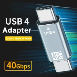 USB C to Type C USB 4 40Gbps Thunderbolt 3 Data Sync Converter Adapter USB 4 Extension Cable for Macbook Pro Air Dell Laptop