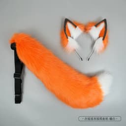 New Red Fox Anime Beast Ear Beast Tail Wolf Ear Cat Ear Headband Custom COSPLAY Hand Made LOL Golden Fox Ears Hair Accessories