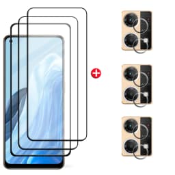 Full Cover Glass For OPPO Reno 7 Glass For OPPO Reno 7 Tempered Glass 9H HD Screen Protector For OPPO Reno 7 Reno7 4G Lens Glass