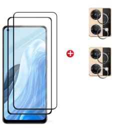 Full Cover Glass For OPPO Reno 7 Glass For OPPO Reno 7 Tempered Glass 9H HD Screen Protector For OPPO Reno 7 Reno7 4G Lens Glass