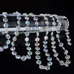 99FT Acrylic Clear Crystal Beads Diamond Garland for Doorway Beads String Curtain Wedding Birthday Party Decorations Arts Crafts
