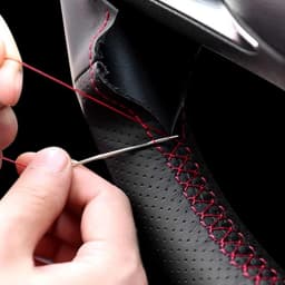 Non-Slip Black Microfiber Leather Braid Car Steering Wheel Cover For Mitsubishi Pajero 2004-2010 Car Accessories