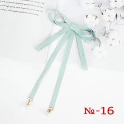 Pearl Ribbon Brooch Pin Women Bow Tie Vintage School Girl White Collar Jewelry Bowknot Shirts Necktie Candy Color Red Butterfly