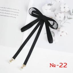 Pearl Ribbon Brooch Pin Women Bow Tie Vintage School Girl White Collar Jewelry Bowknot Shirts Necktie Candy Color Red Butterfly