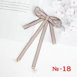 Pearl Ribbon Brooch Pin Women Bow Tie Vintage School Girl White Collar Jewelry Bowknot Shirts Necktie Candy Color Red Butterfly