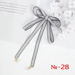Pearl Ribbon Brooch Pin Women Bow Tie Vintage School Girl White Collar Jewelry Bowknot Shirts Necktie Candy Color Red Butterfly