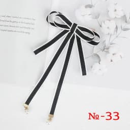 Pearl Ribbon Brooch Pin Women Bow Tie Vintage School Girl White Collar Jewelry Bowknot Shirts Necktie Candy Color Red Butterfly