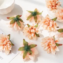 20PC Artificial Flowers Silk Gerbera Stamen New Year's Eve Decorations Home Wedding Garden Rose Arch Christmas Garland Brooch