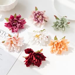 20PC Artificial Flowers Silk Gerbera Stamen New Year's Eve Decorations Home Wedding Garden Rose Arch Christmas Garland Brooch