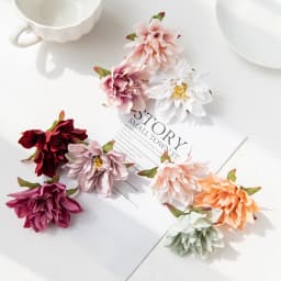 20PC Artificial Flowers Silk Gerbera Stamen New Year's Eve Decorations Home Wedding Garden Rose Arch Christmas Garland Brooch