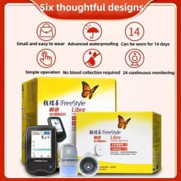 [Exp:2026-12-31]Freestyle Libre 24h Real Time Monitor Blood Glucose Meter Tester Sensor Scanner Sanguis Finger Free Sugar Test