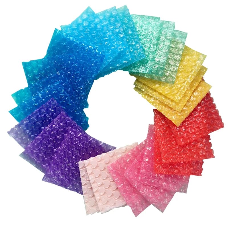 100pcs Love Heart Shaped Bubble Mailers Envelope Protective Wrap Plastic Shockproof Bag Foam Packing Bags Cushioning Bag
